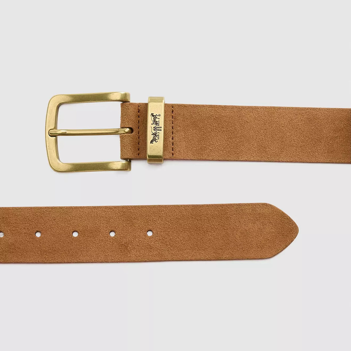 Levi's Metal Two Horse Keeper Belt (Neutral)