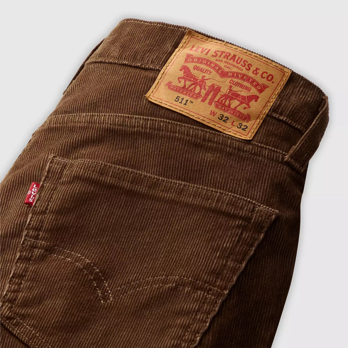 Levi's 511 Slim Corduroy Jeans (Brown)