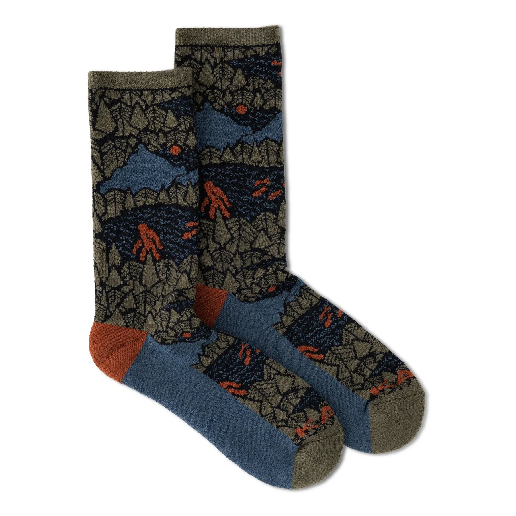 Kavu Moonwalk Socks (Sasquatch Night)