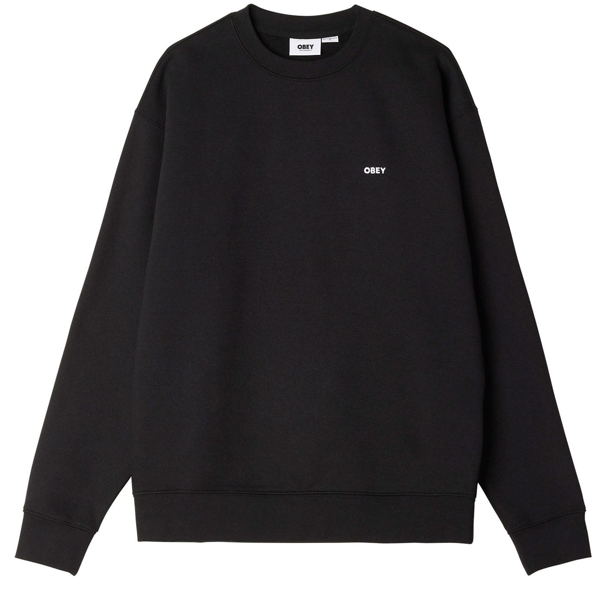 Obey Established Works Bold Crew (Black)