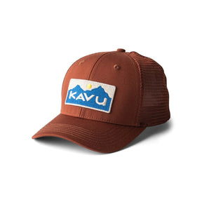 Kavu Above Standard Trucker Cap (Cherry Mahogany)