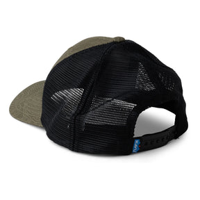 Kavu Above Standard Trucker Cap (Olive Topo)