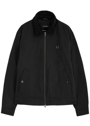 Fred Perry Cotton Caban Jacket (Black)