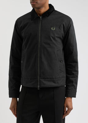 Fred Perry Cotton Caban Jacket (Black)