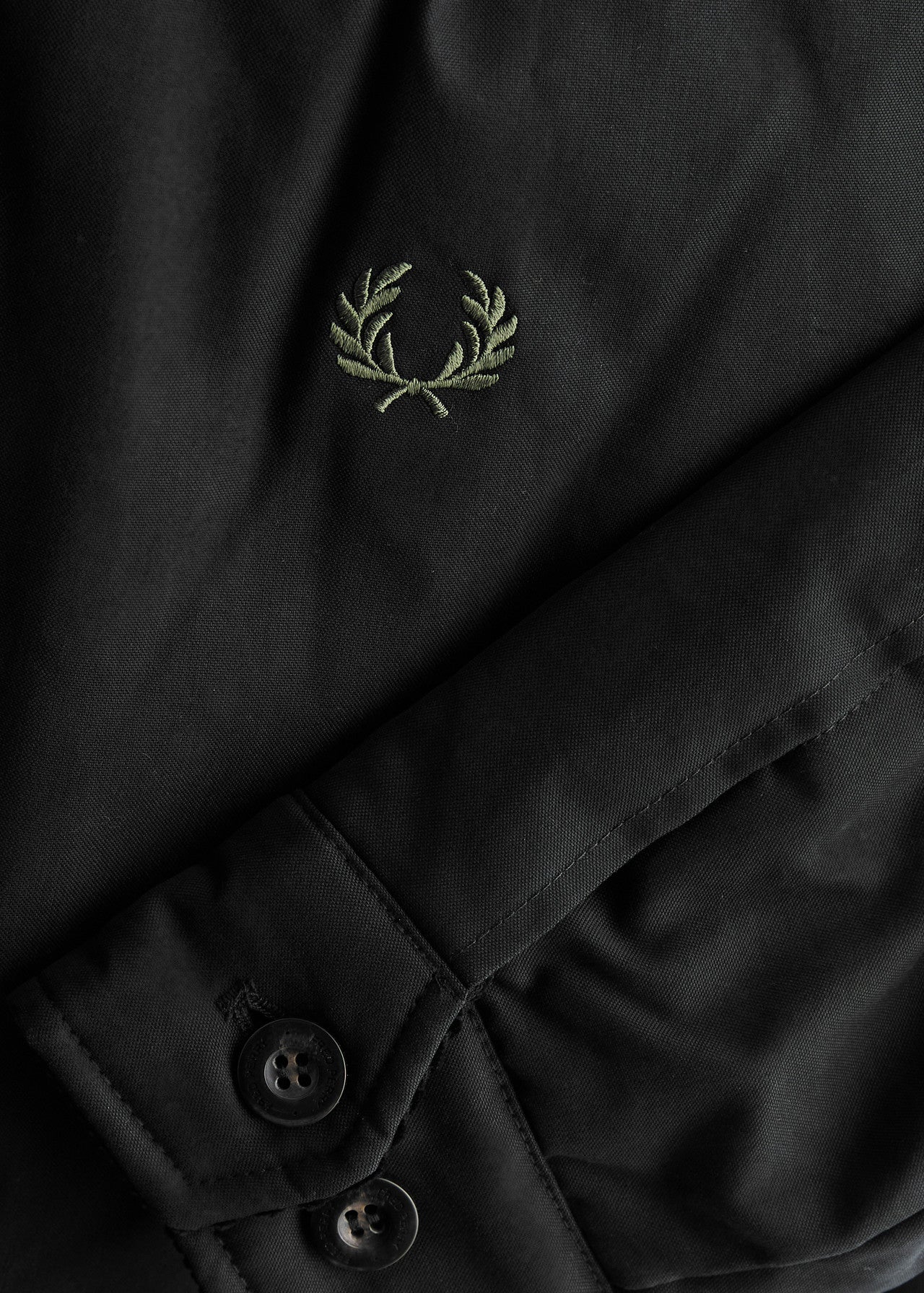Fred Perry Cotton Caban Jacket (Black)