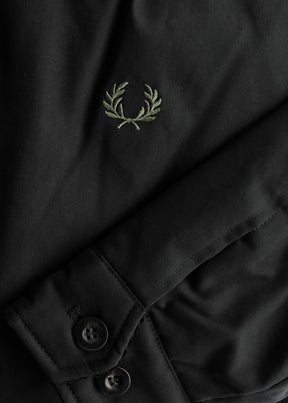 Fred Perry Cotton Caban Jacket (Black)