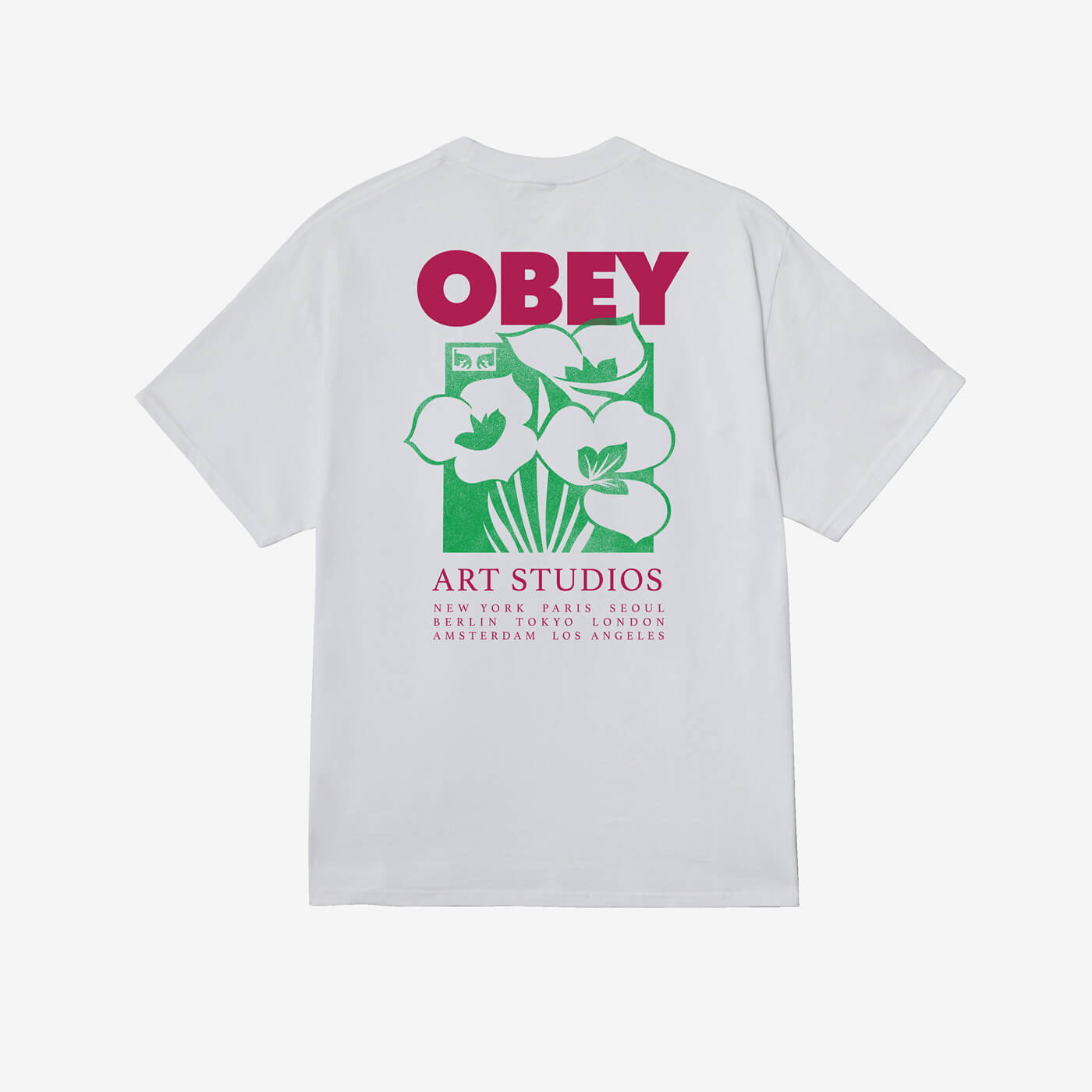 Obey Art Studio Flowers (White)