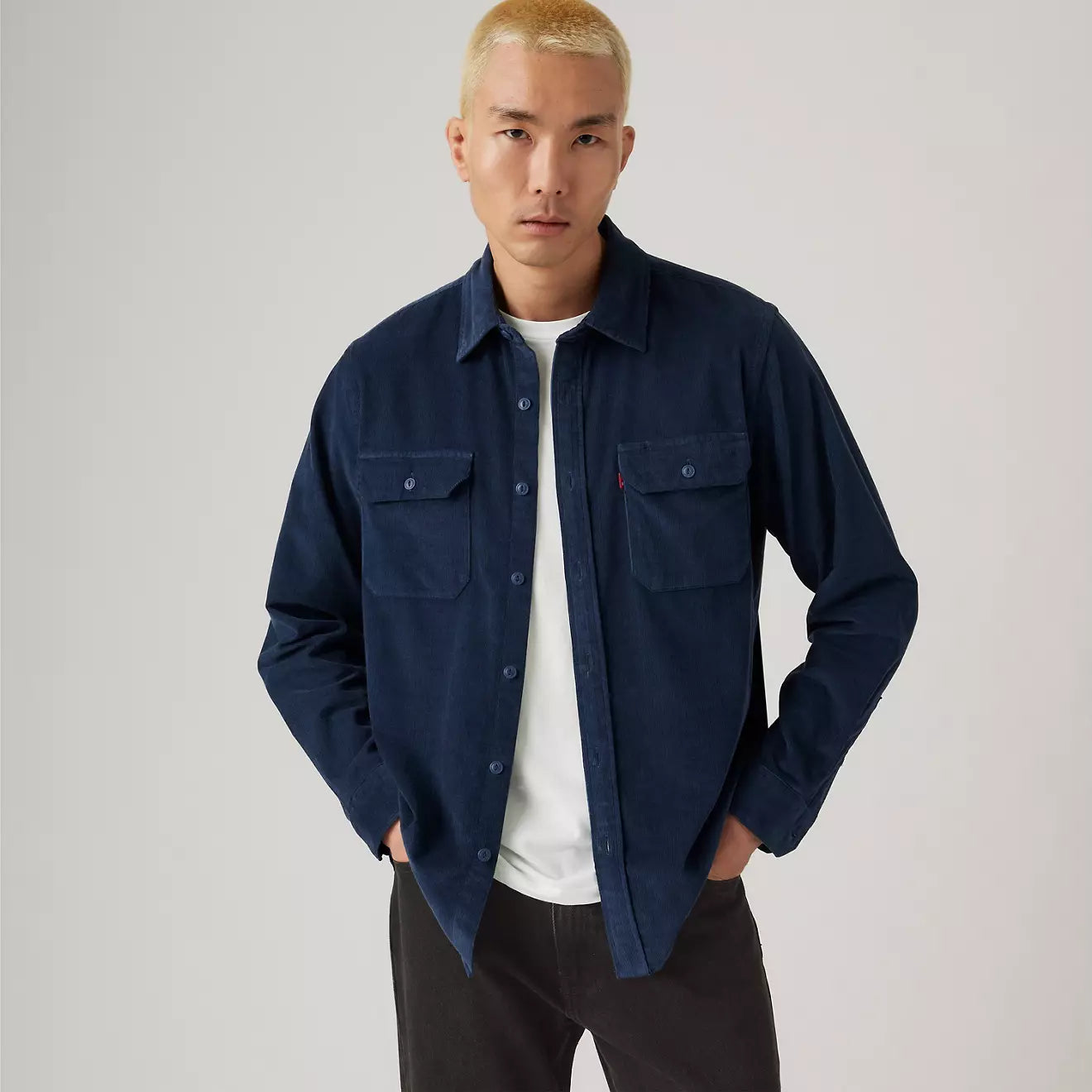 Levi's Jackson Worker Corduroy Overshirt (Blue)
