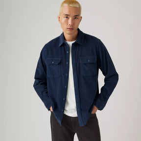 Levi's Jackson Worker Corduroy Overshirt (Blue)