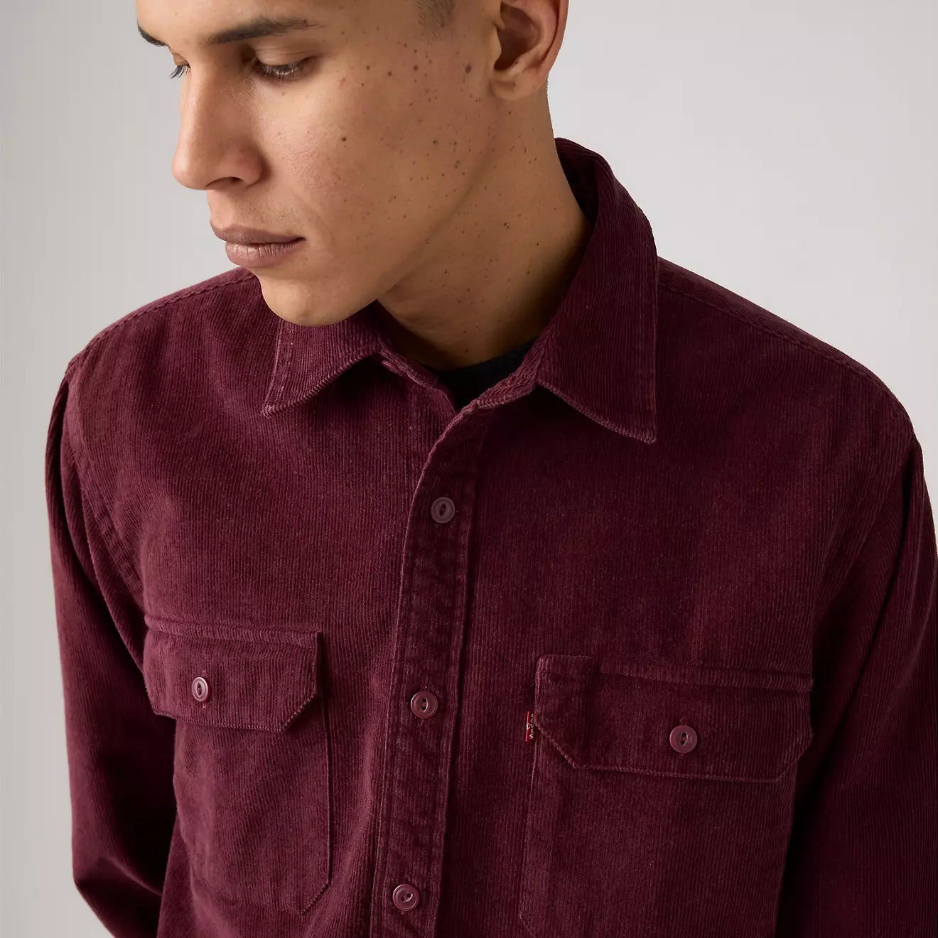 Levi's Jackson Worker Corduroy Overshirt (Purple)