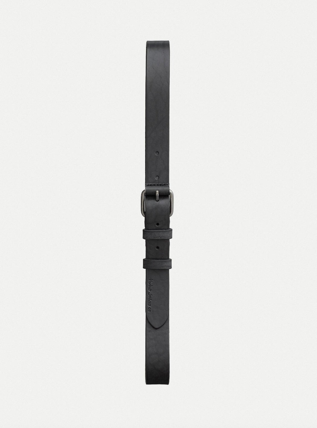 Nudie Dwayne Leather Belt (Black)