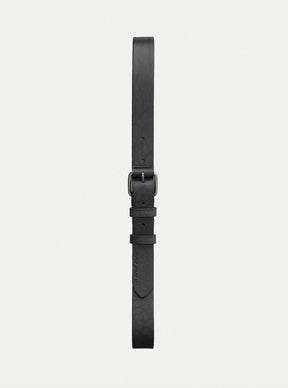Nudie Dwayne Leather Belt (Black)