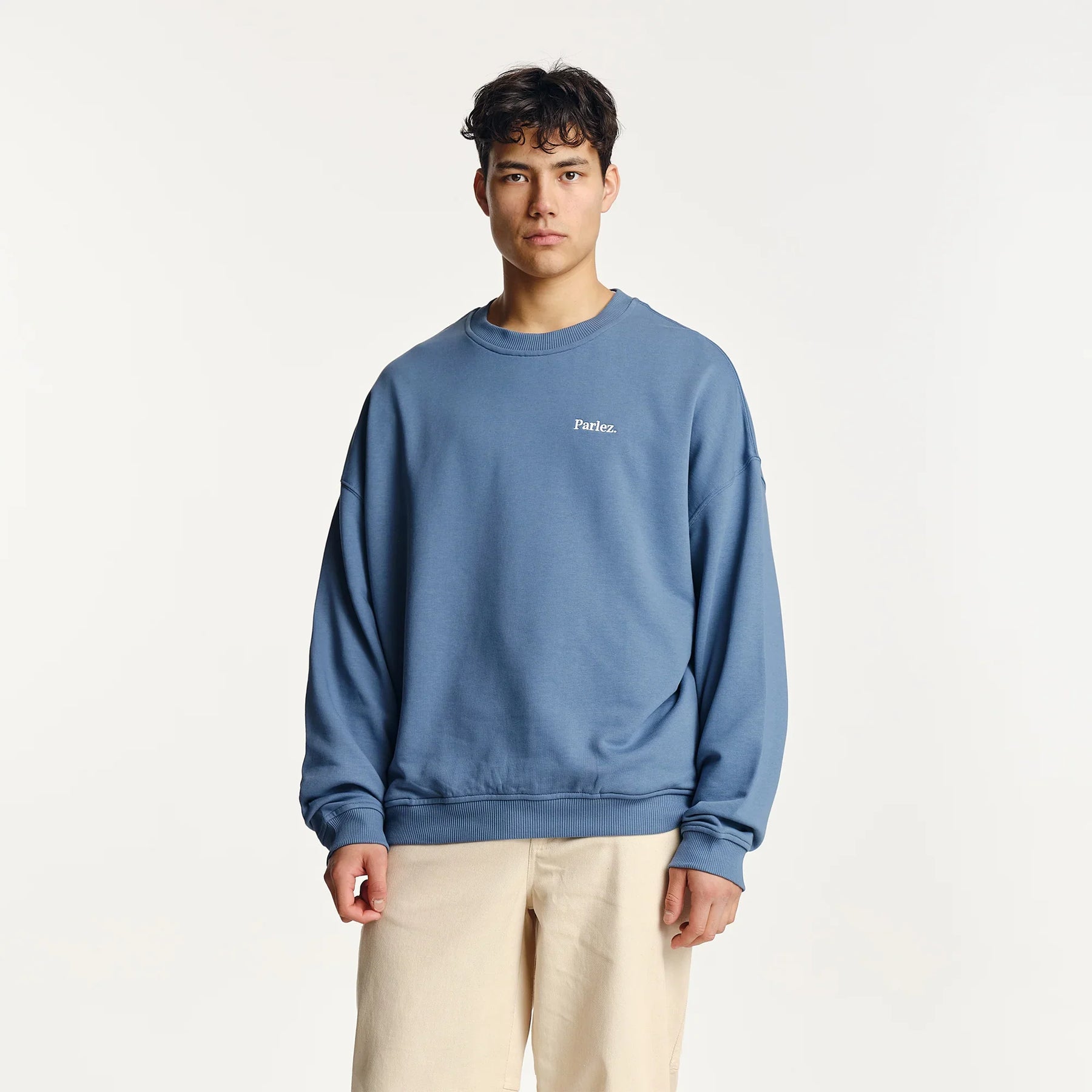 Parlez Vernon Oversized Crew (China Blue)