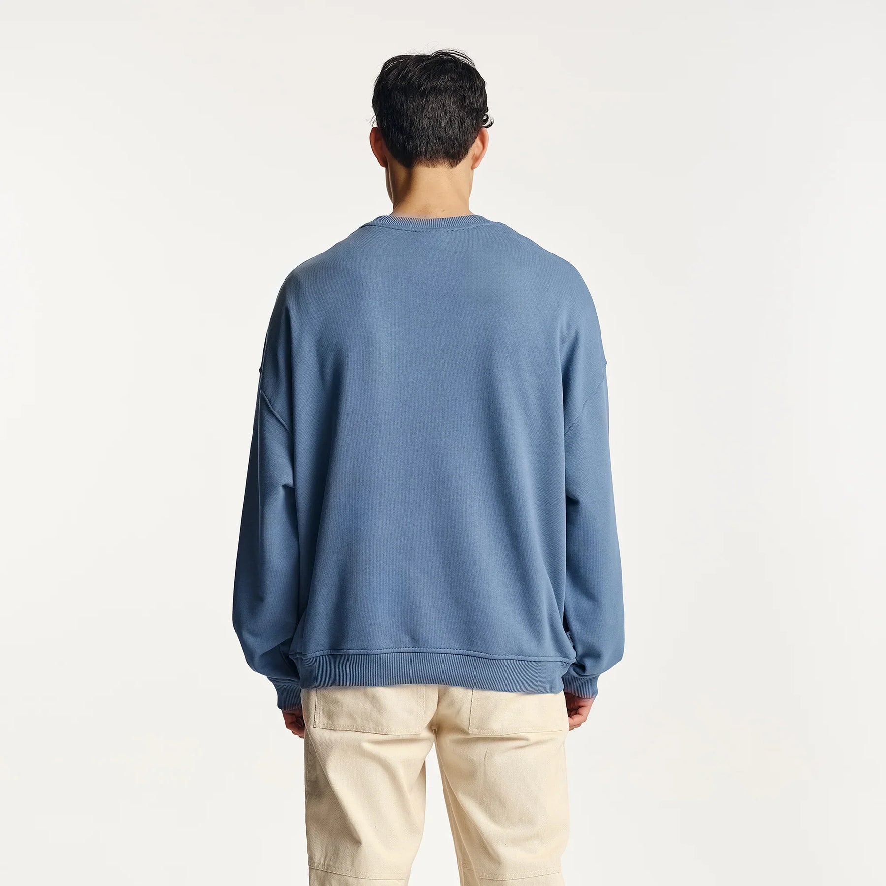Parlez Vernon Oversized Crew (China Blue)