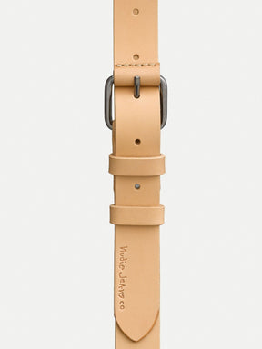 Nudie Dwayne Leather Belt (Natural)