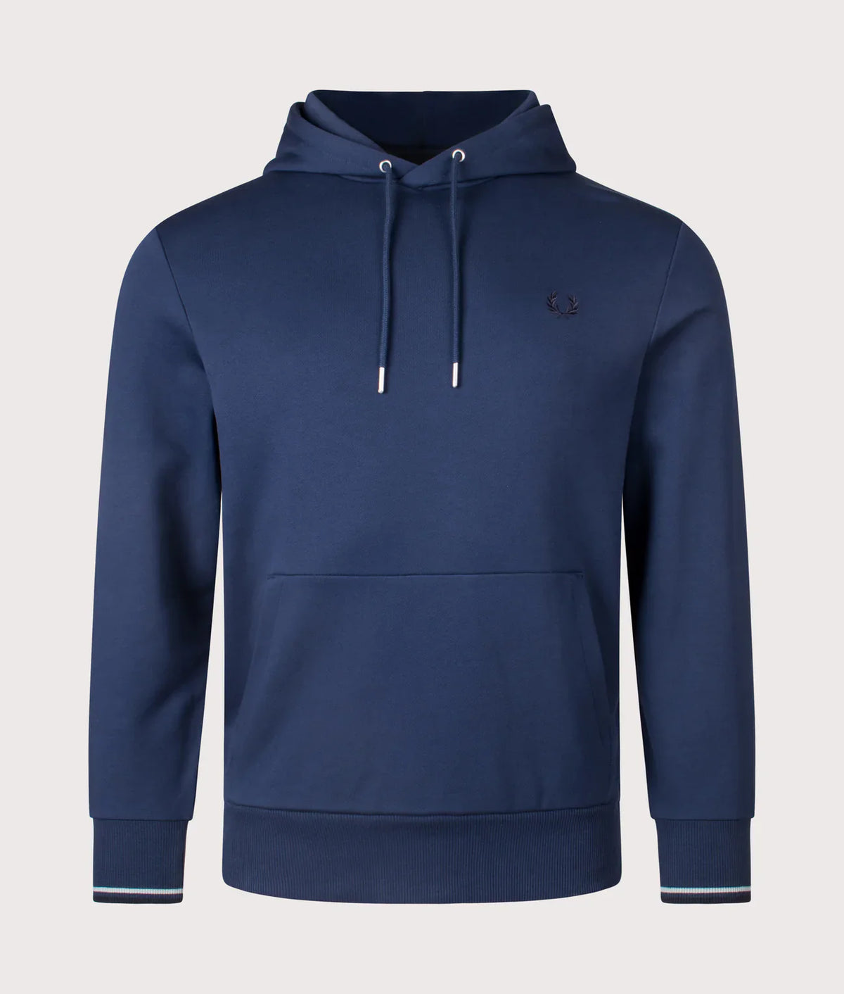 Tipped Hooded Sweatshirt (Tennis Blue)