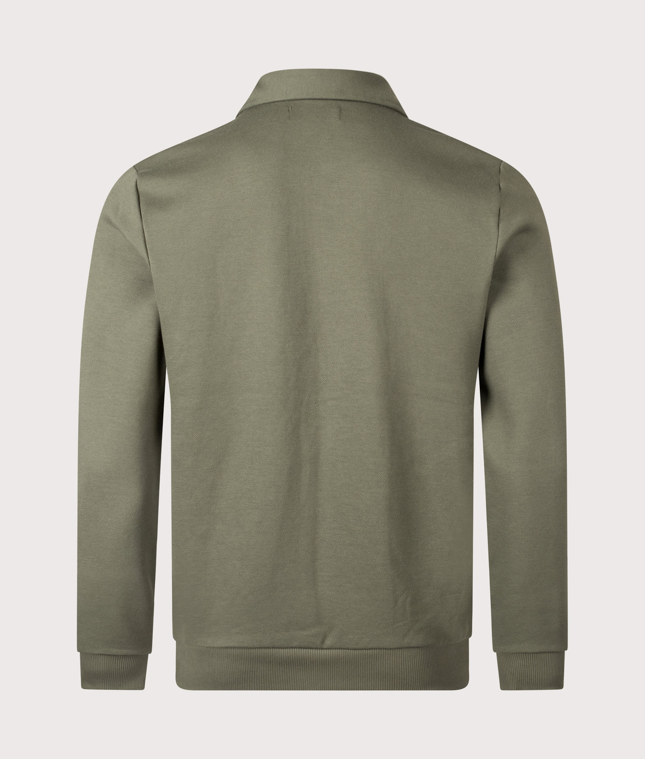 Fred Perry Zip Through Collared Sweatshirt (Laurel Wreath Green)