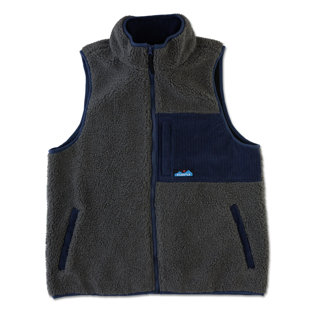 Kavu Cooper Fleece Vest (Ocean Storm)