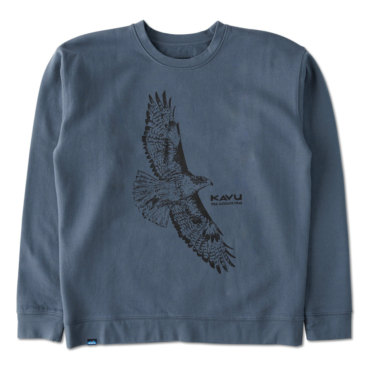 Kavu Core Crew Sweatshirt (Blue Hawk)