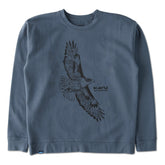 Kavu Core Crew Sweatshirt (Blue Hawk)