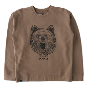 Kavu Core Crew Sweatshirt (Brown Bear)