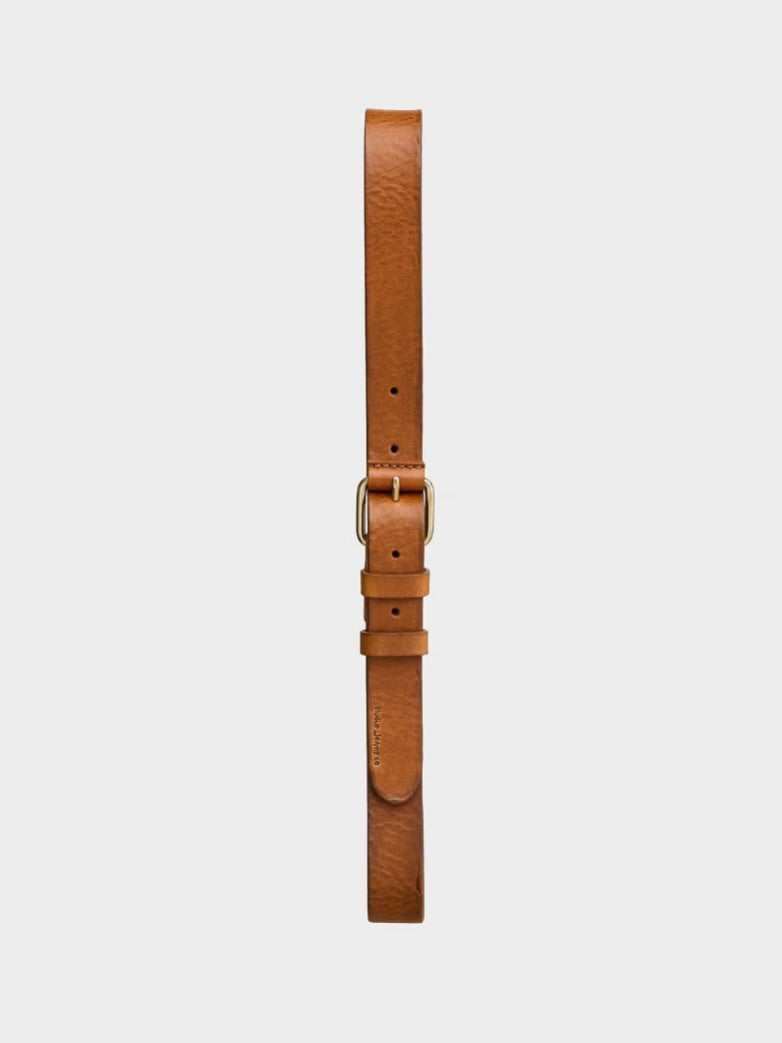 Nudie Dwayne Leather Belt (Toffee Brown)