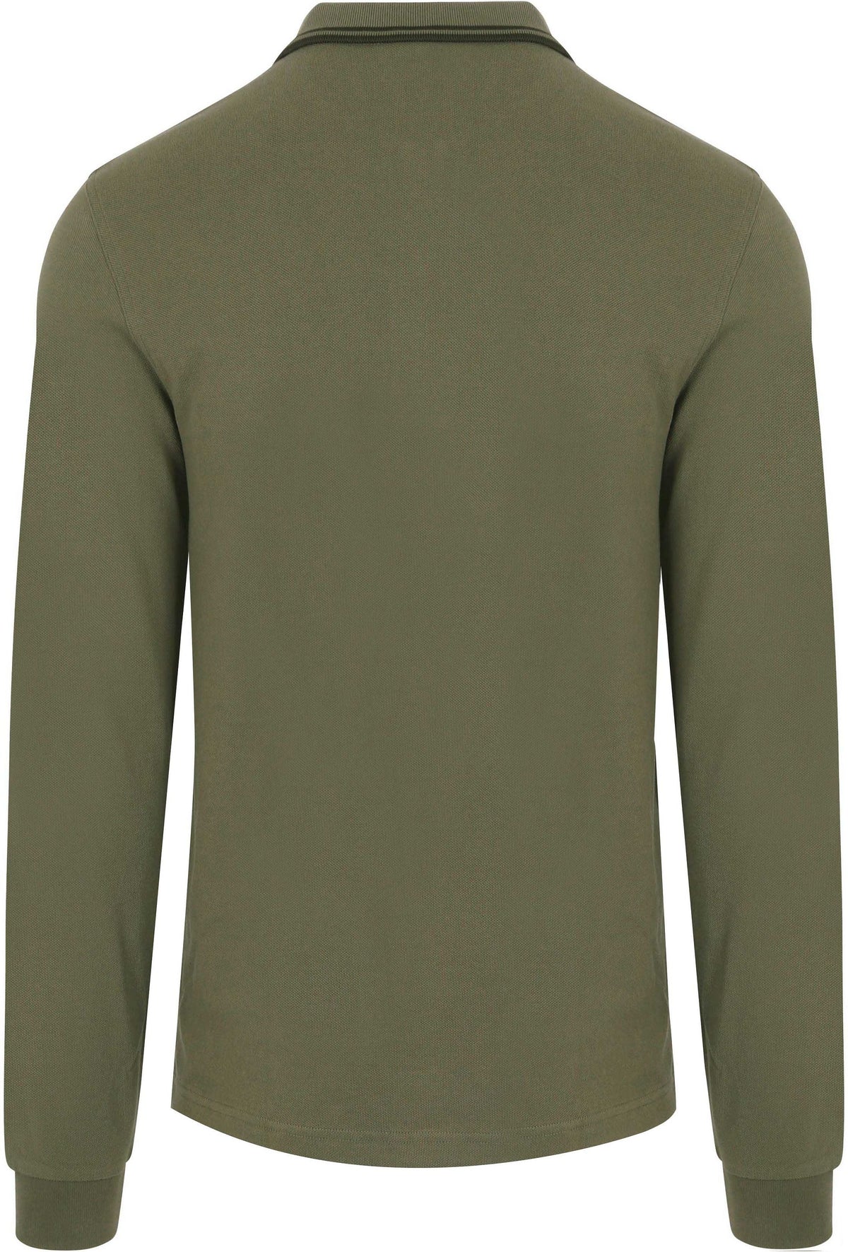 Fred Perry Long Sleeved Twin Tipped Polo Shirt (Laurel Wreath Green)
