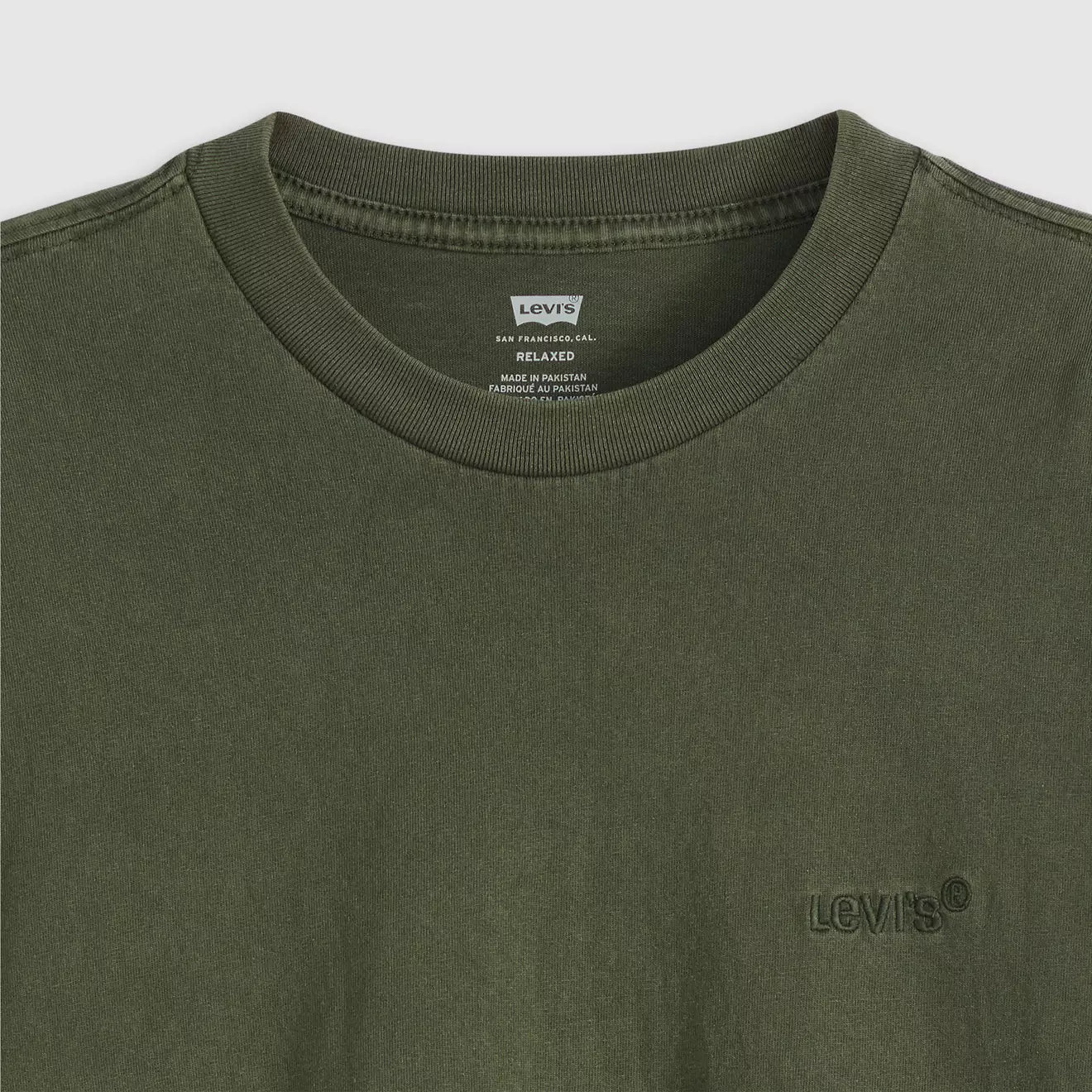 Levi's Long Sleeved Authentic Tee (Green)