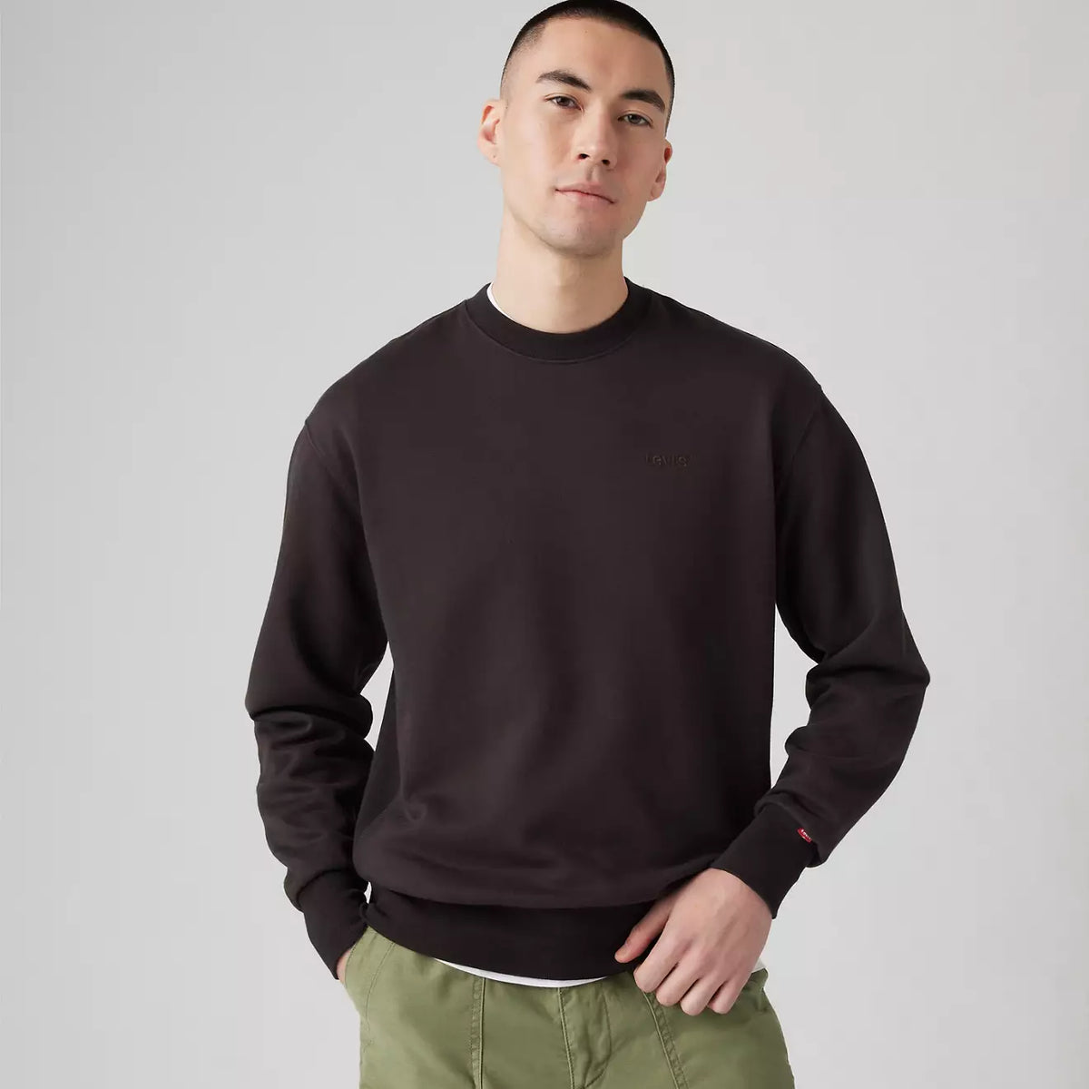 Levi's Authentic Crewneck Sweatshirt (Black)