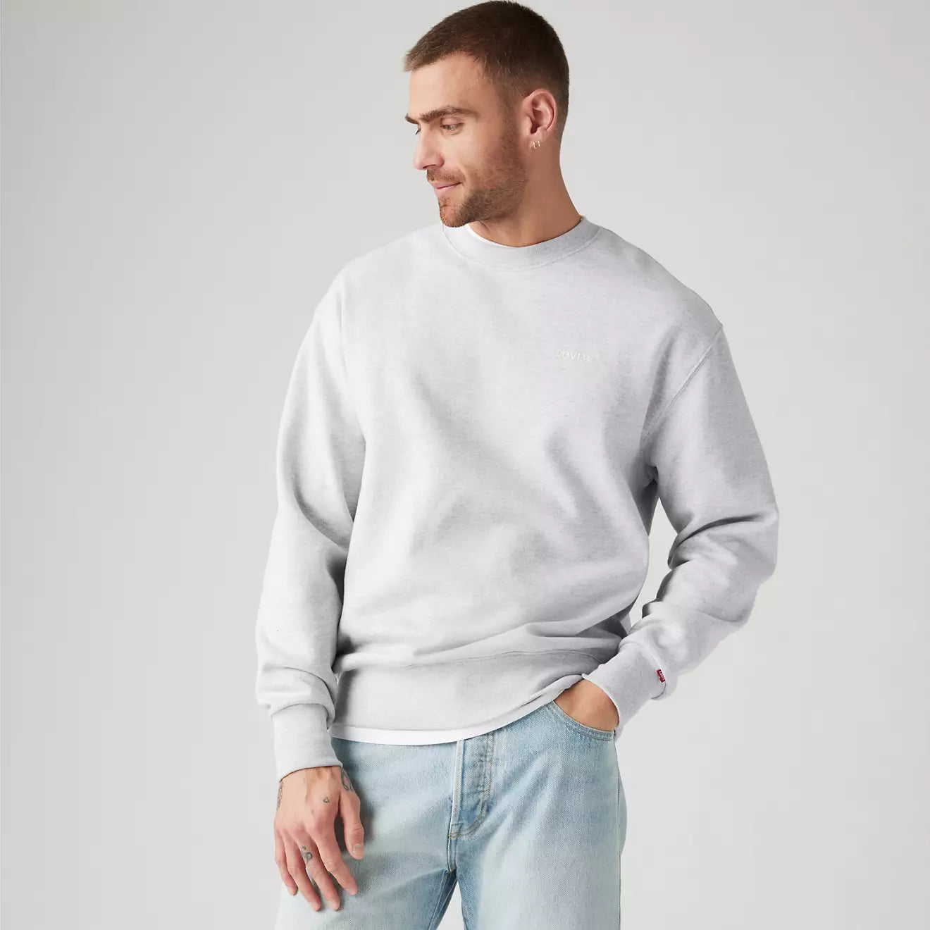 Levi's Authentic Crewneck Sweatshirt (Grey)