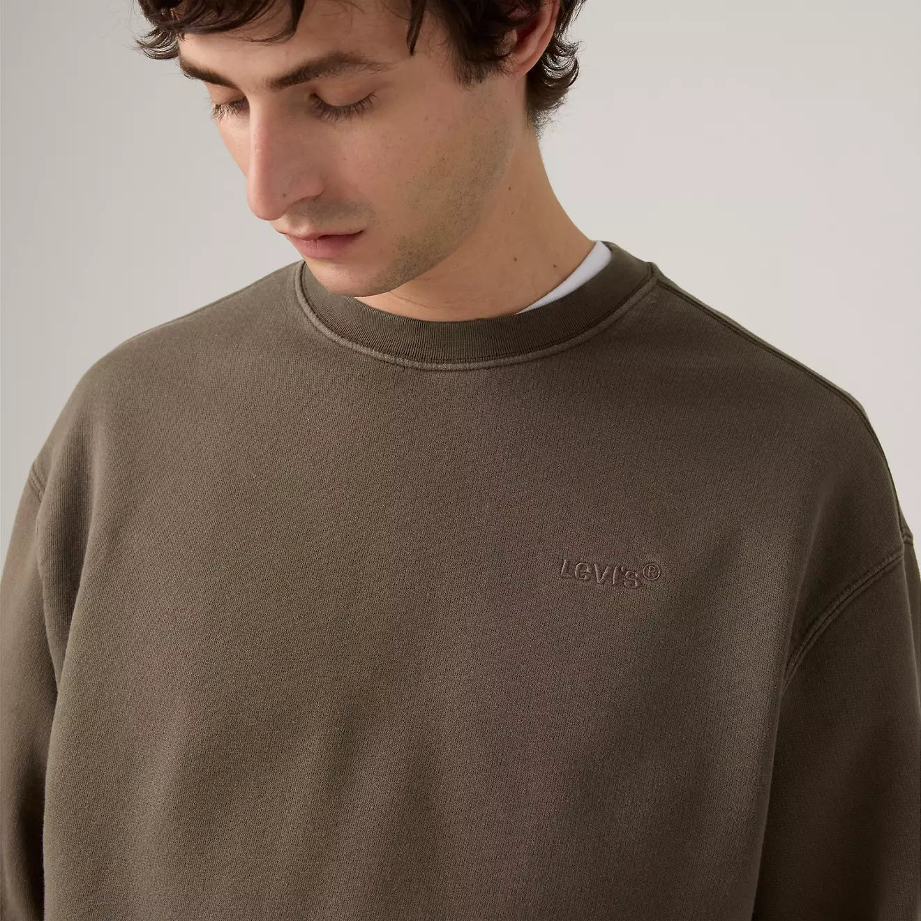 Levi's Authentic Crewneck Sweatshirt (Brown)