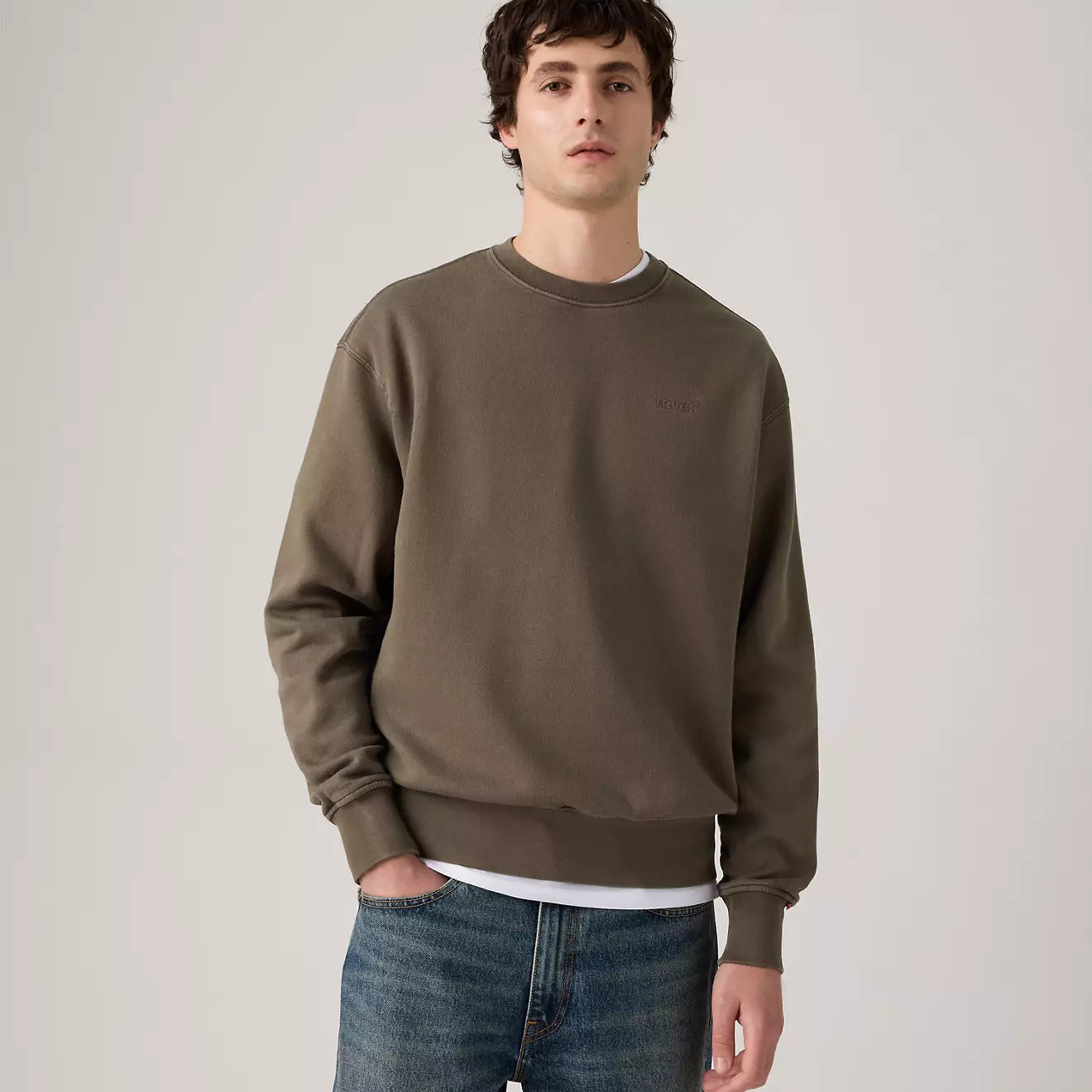 Levi's Authentic Crewneck Sweatshirt (Brown)