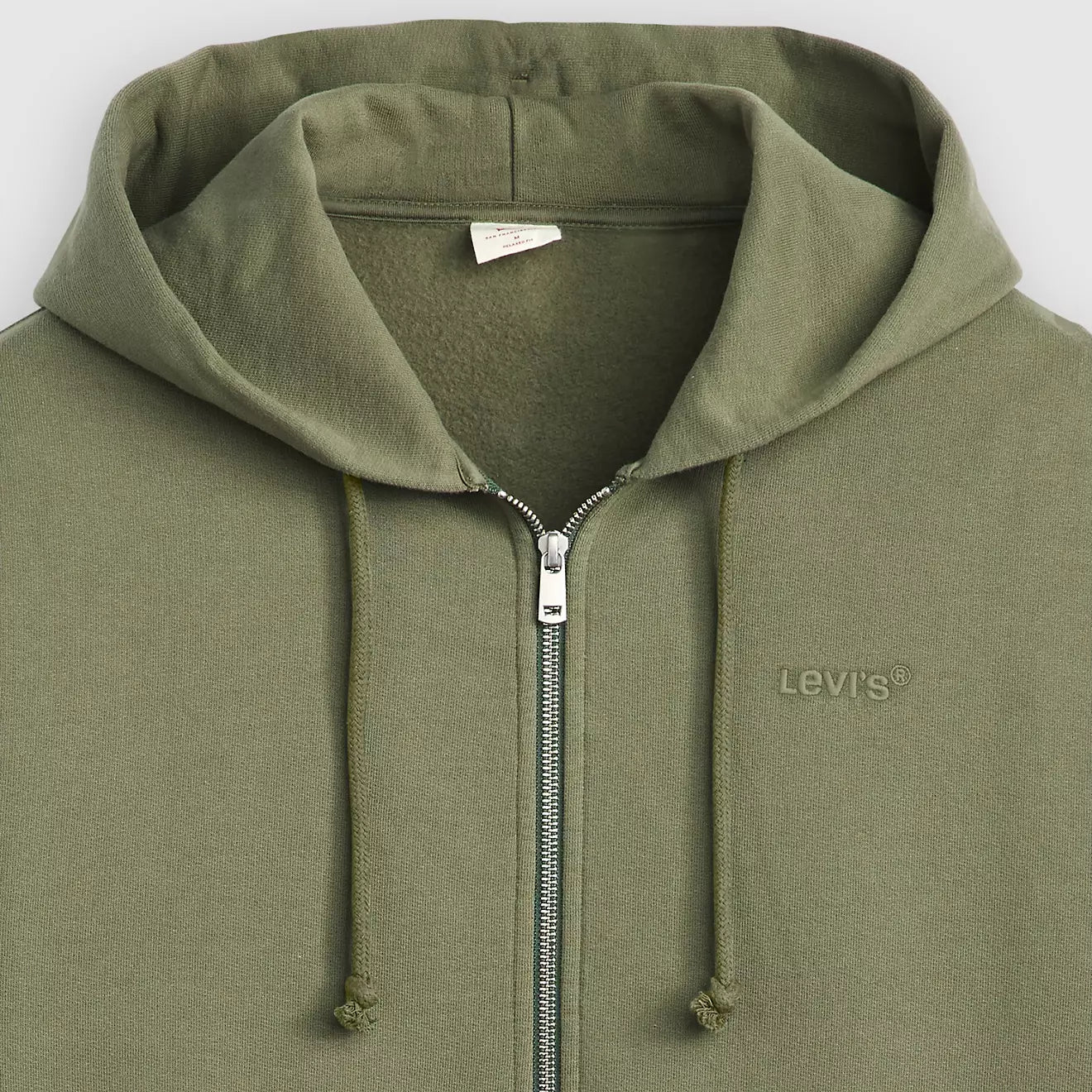 Levi's Authentic Full Zip Sweatshirt (Green)