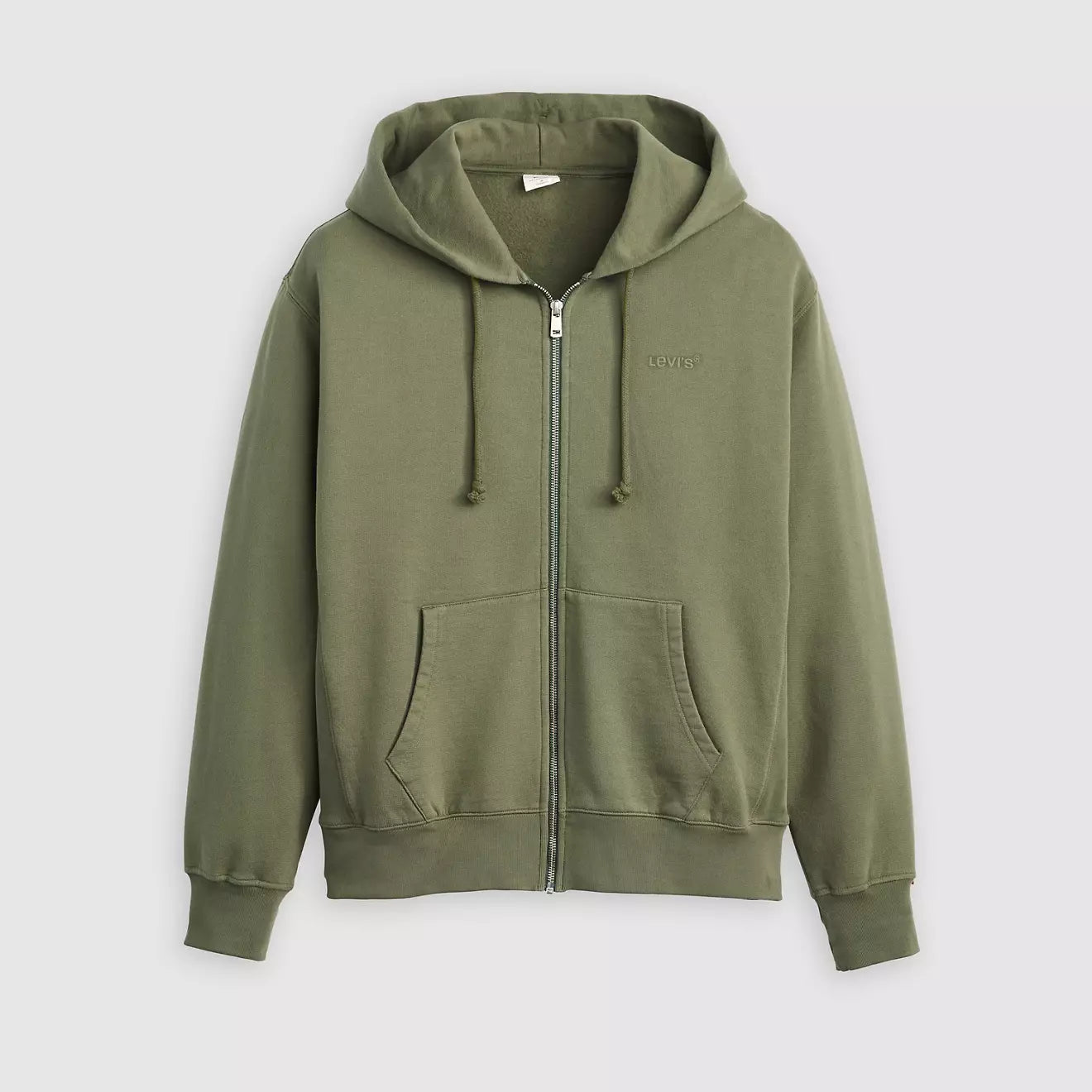 Levi's Authentic Full Zip Sweatshirt (Green)
