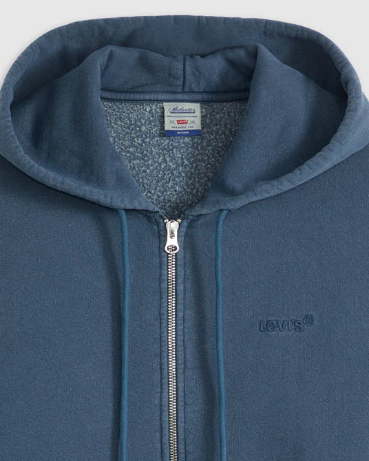 Levi's Authentic Full Zip Sweatshirt (Blue)