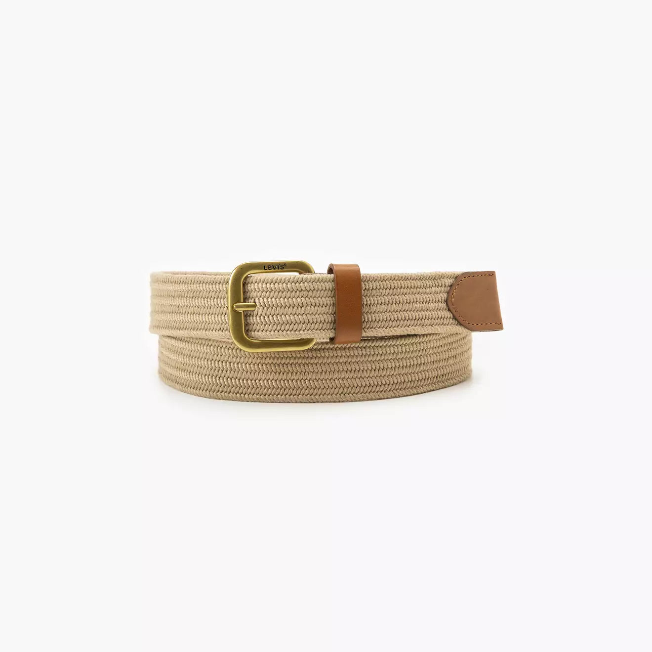 Levi's Stretch Woven Belt (Khaki)
