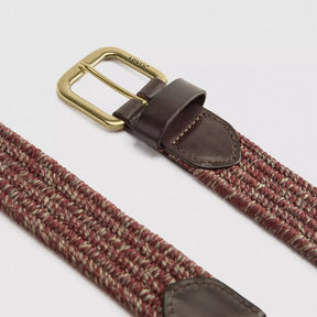 Levi's Stretch Woven Belt (Red)