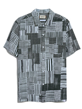 Farah Chiltern Archive Print Shirt (Black)