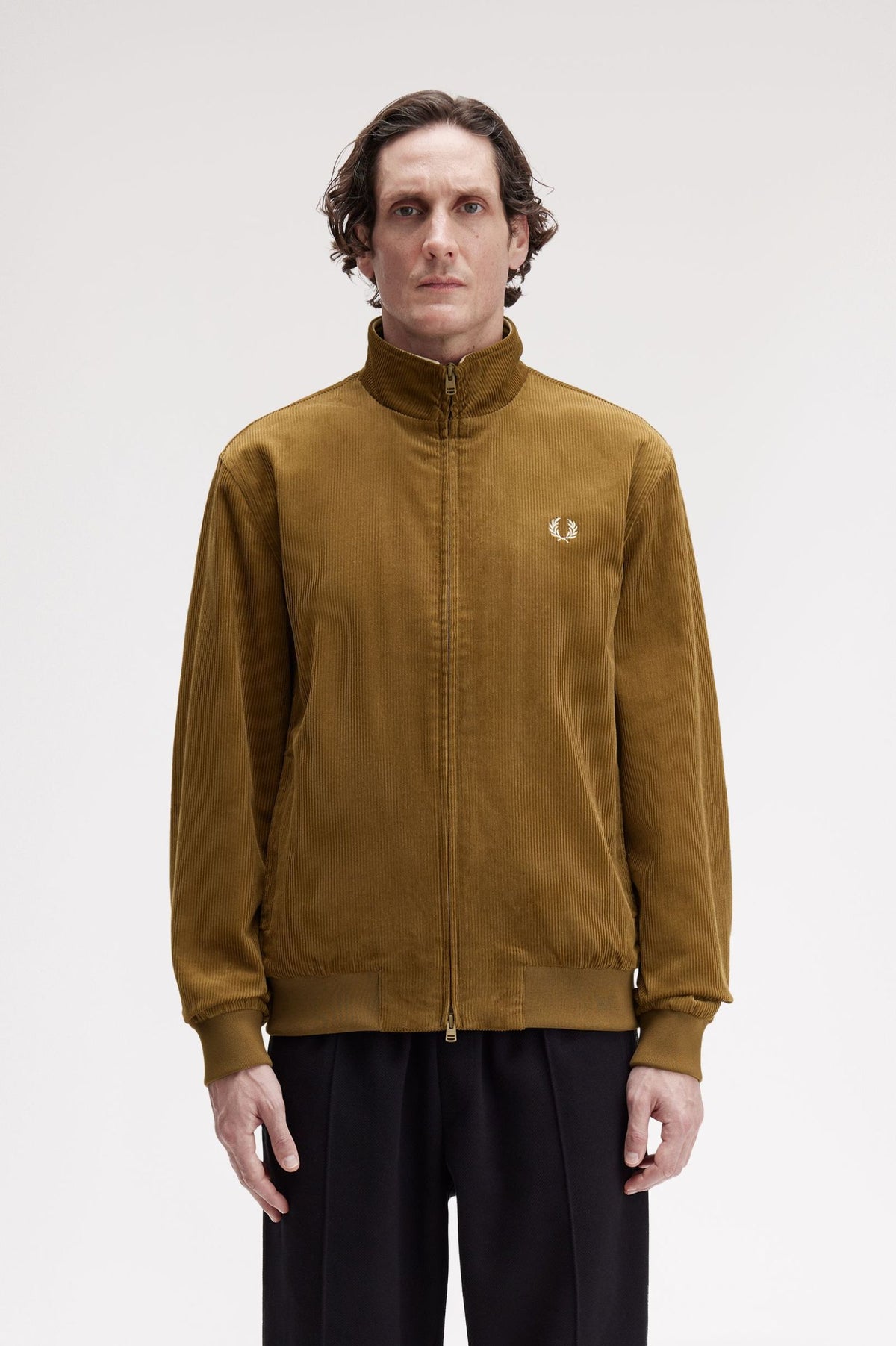 Fred Perry Cord Brentham Jacket (Shaded Stone)