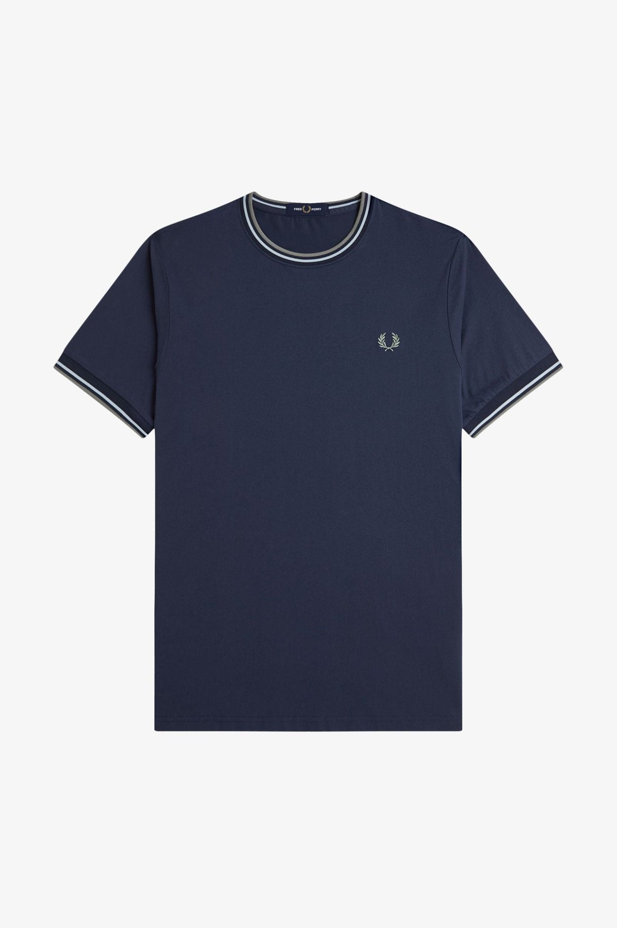 Fred Perry Twin Tipped T-Shirt (Dark Airforce)