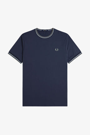 Fred Perry Twin Tipped T-Shirt (Dark Airforce)