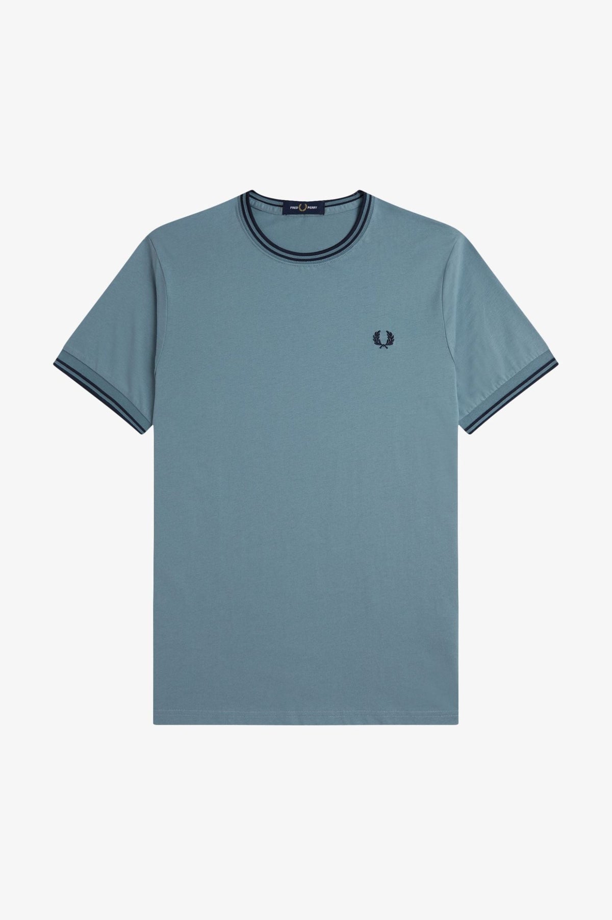 Fred Perry Twin Tipped T-Shirt (Stockport Blue)
