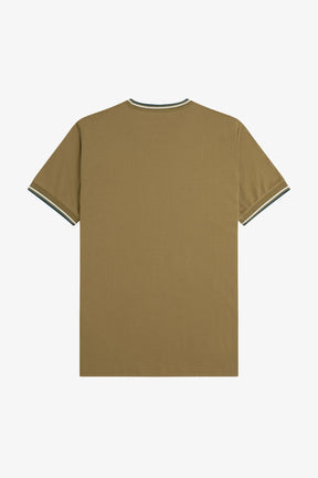 Fred Perry Twin Tipped T-Shirt (Shaded Stone)
