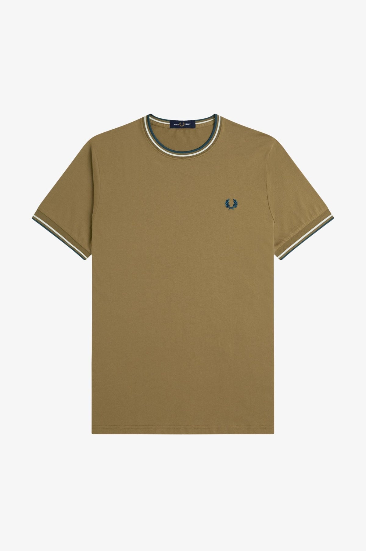 Fred Perry Twin Tipped T-Shirt (Shaded Stone)