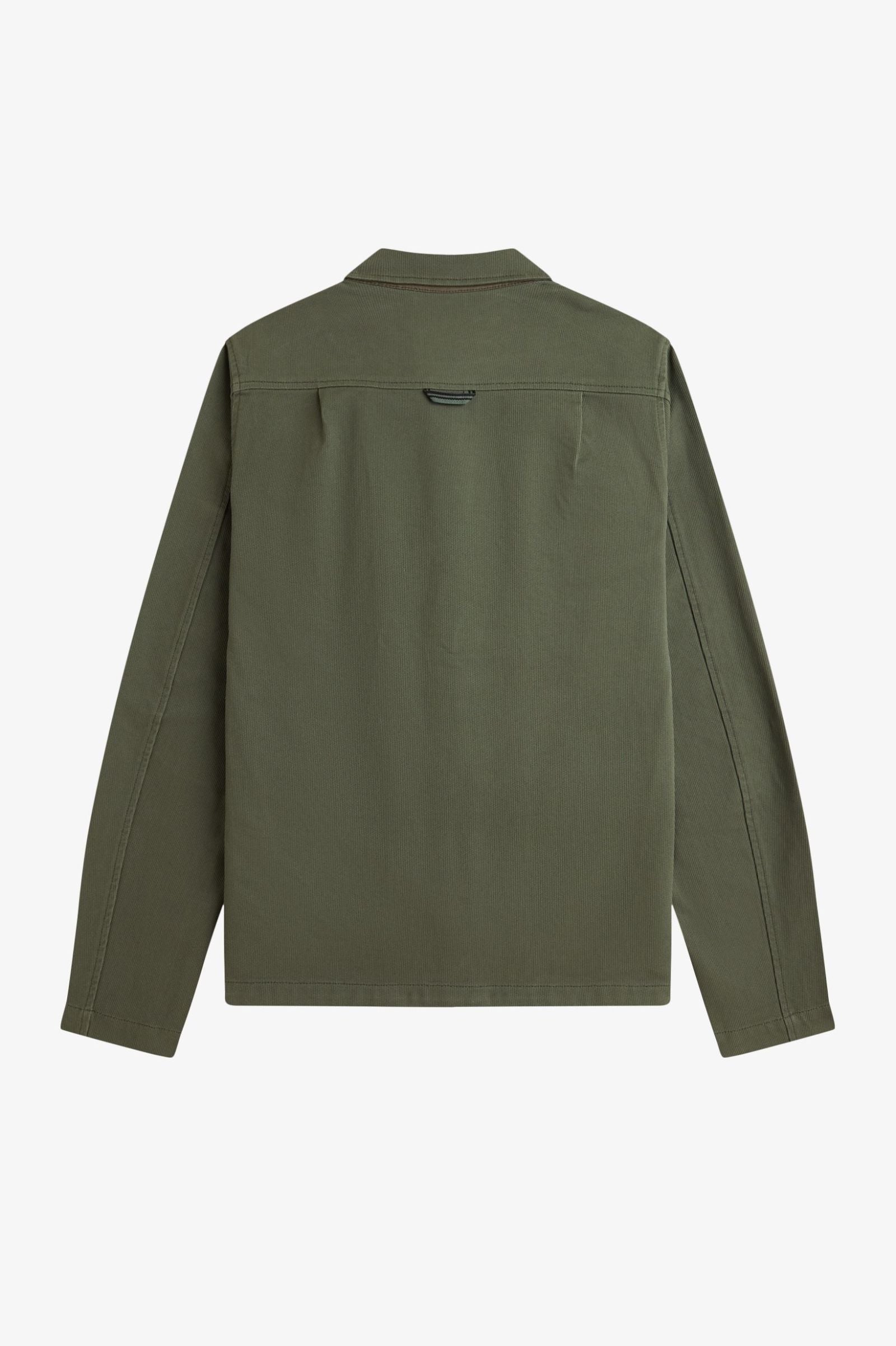 Fred Perry Bedford Cord Overshirt (Laurel Wreath Green)