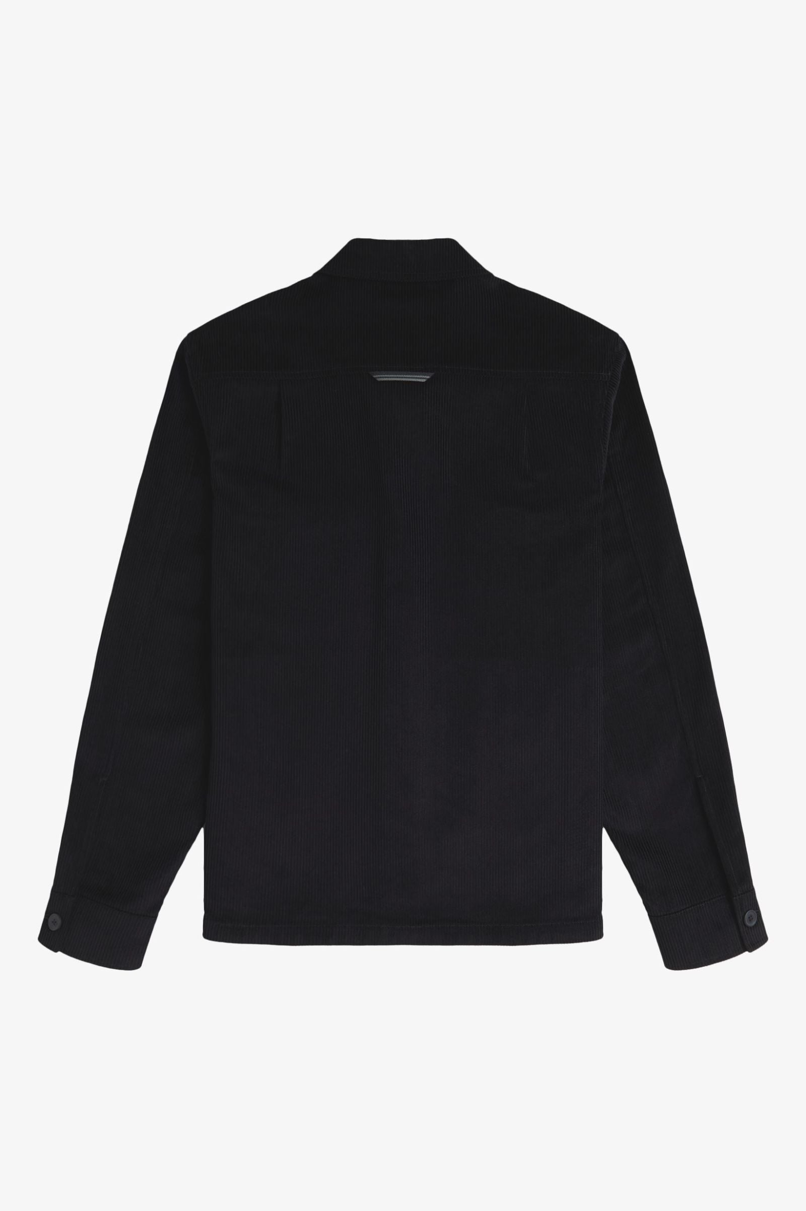 Fred Perry Corduroy Overshirt (Black)