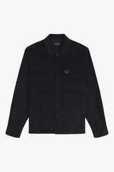 Fred Perry Corduroy Overshirt (Black)