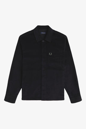 Fred Perry Corduroy Overshirt (Black)