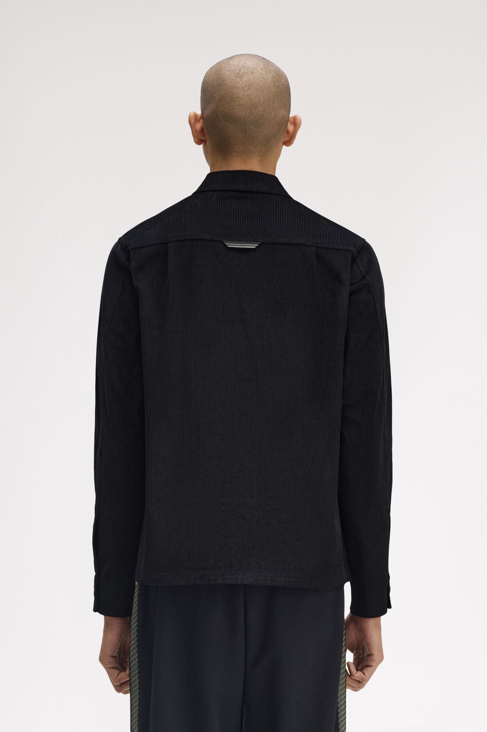 Fred Perry Corduroy Overshirt (Black)