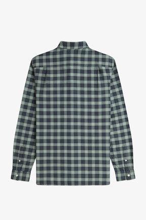 Fred Perry Tartan Oxford Shirt (Bay Leaf)